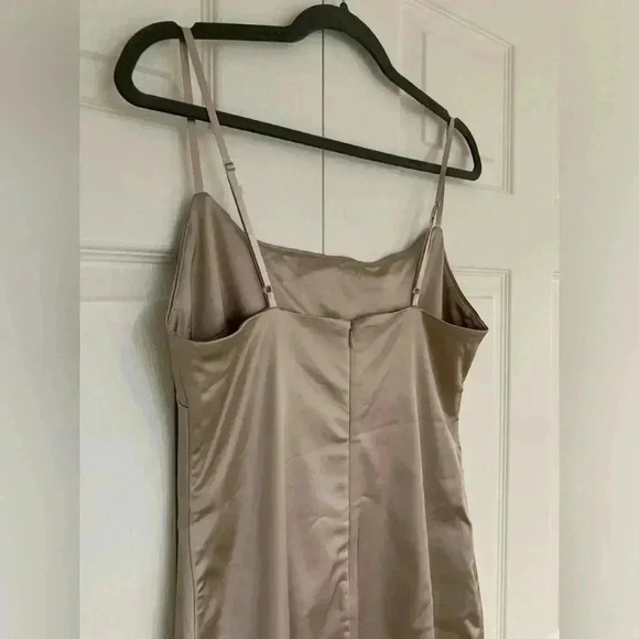 NWOT TEN BY BABATON THE PASSION SLIP DRESS SIZE 10 NUDE  TAUPE - Picture 8 of 10